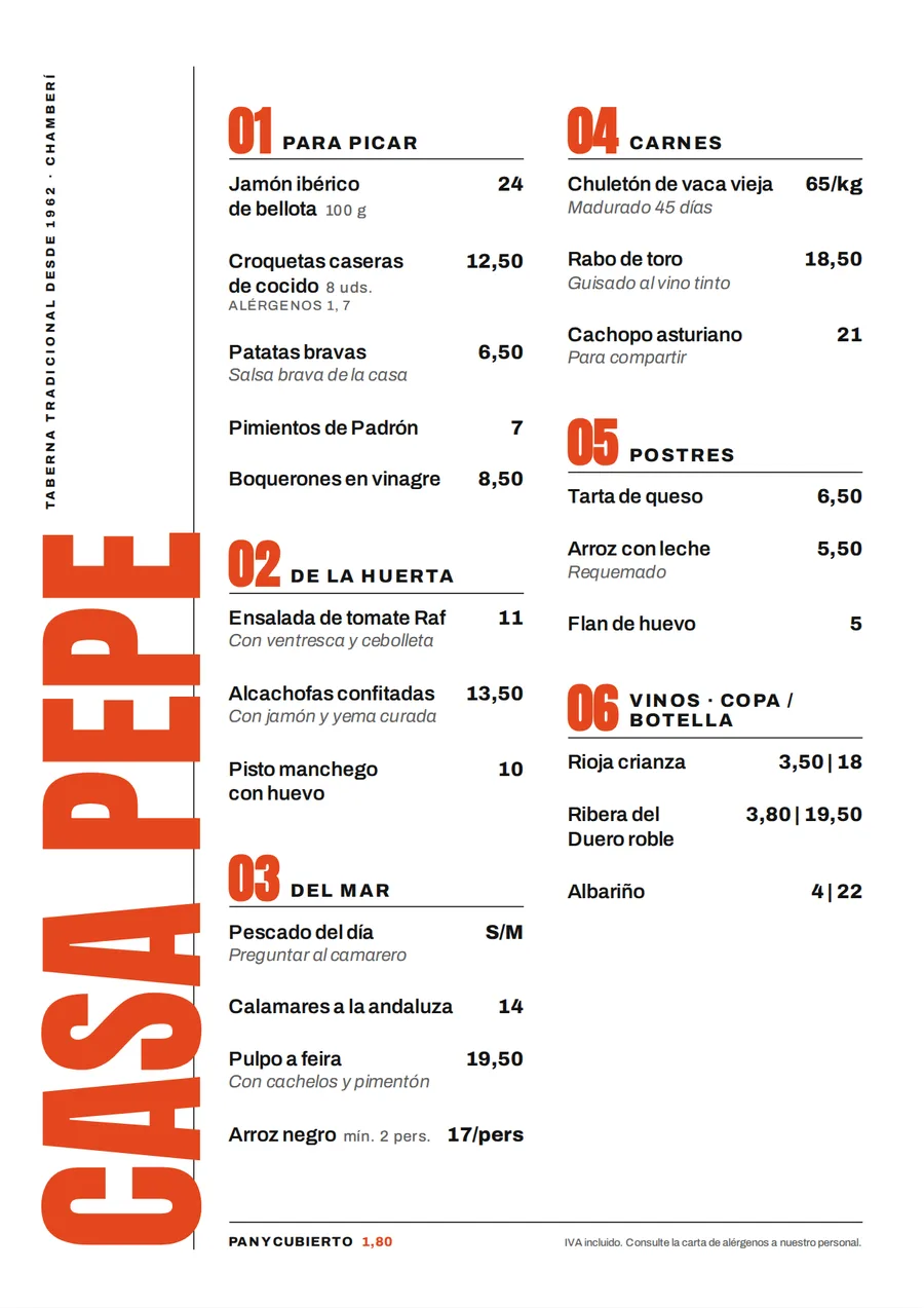Carta en estilo Cartel